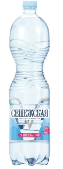Вода минеральная Сенежская газированная 1,5л по цене 