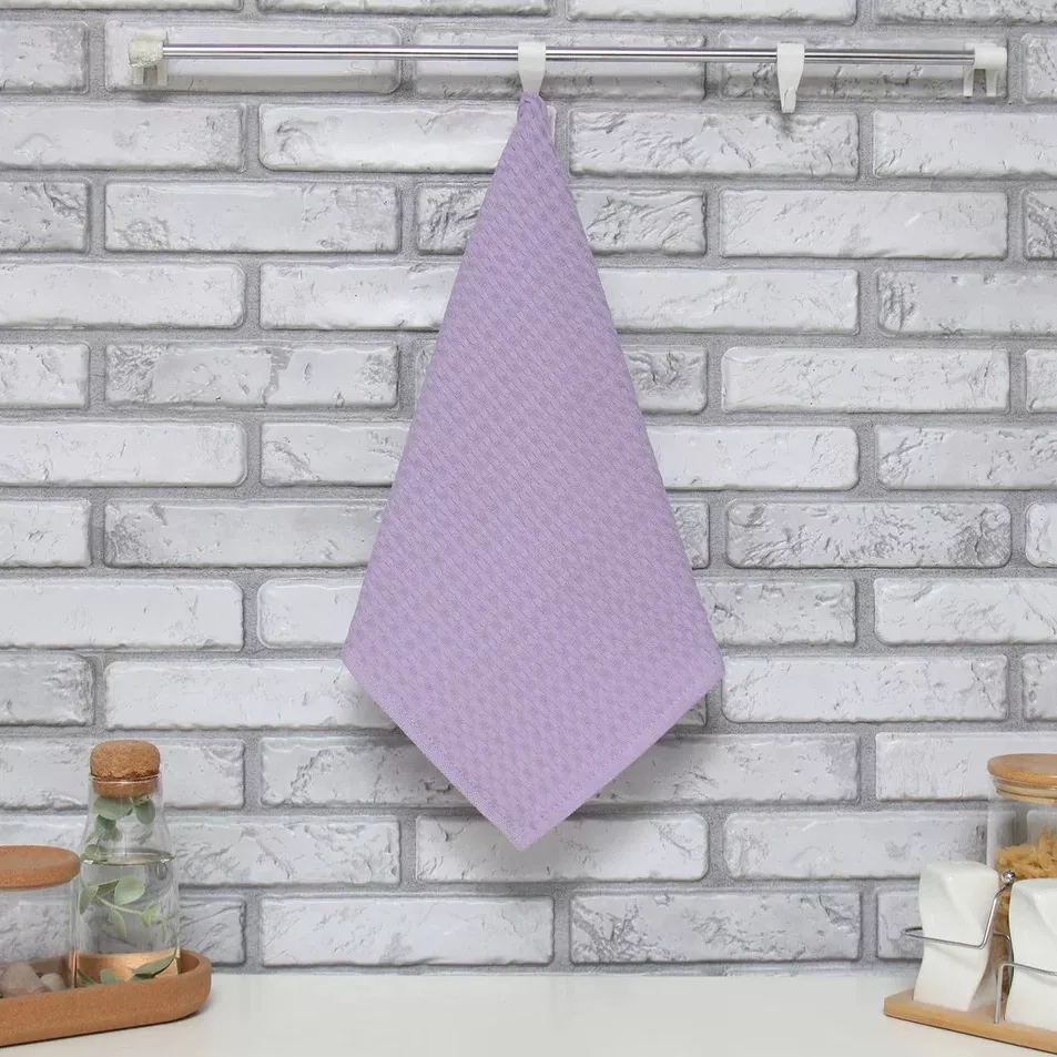 Полотенце Доляна 35х60см лавандовый, хлопок арт.9485602 по цене 