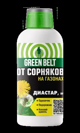 Гербицид Грин Бэлт Диастар для газонов 250 мл по цене 
