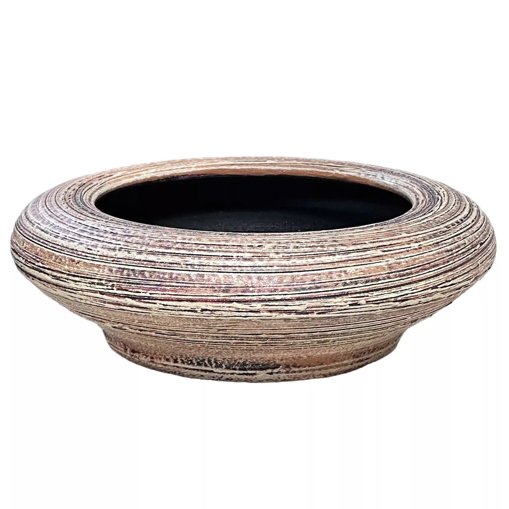 Кашпо Плошка 22см 1л керамика, бежевый арт.247677 по цене 