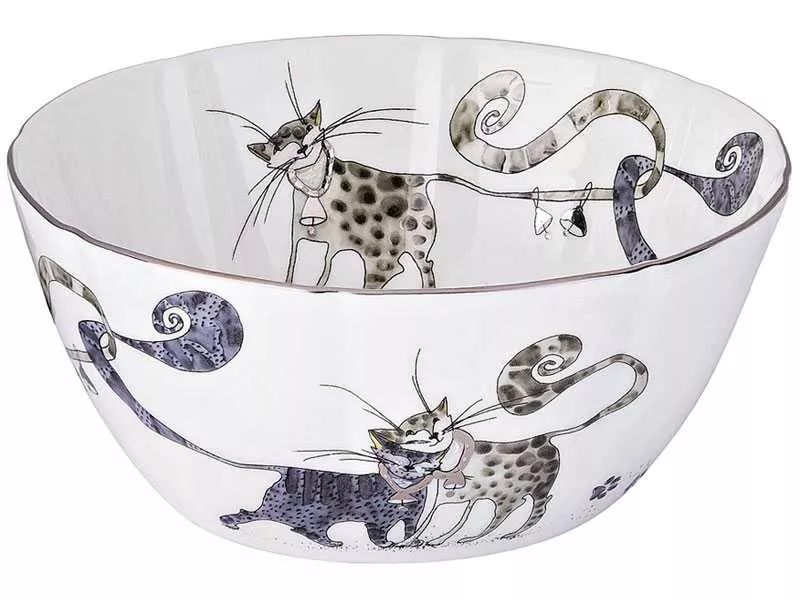 Салатник Лефард Котики 14x6,5см, фарфор арт.264-867 по цене 