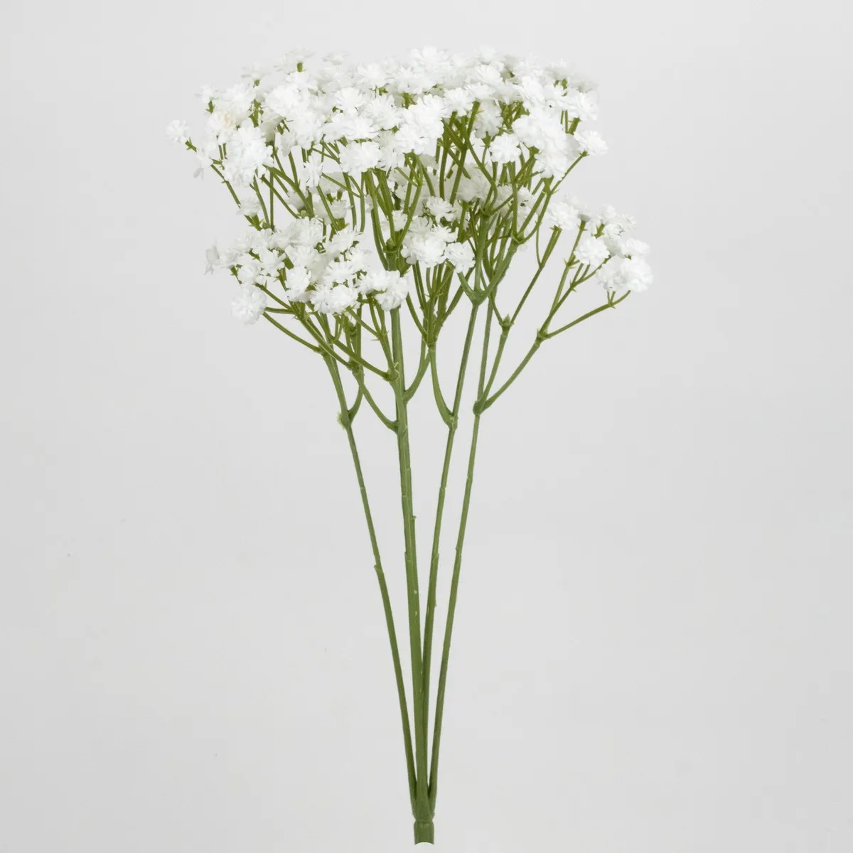 Цветок искусственный Гипсофила навставке 40см, белый по цене 