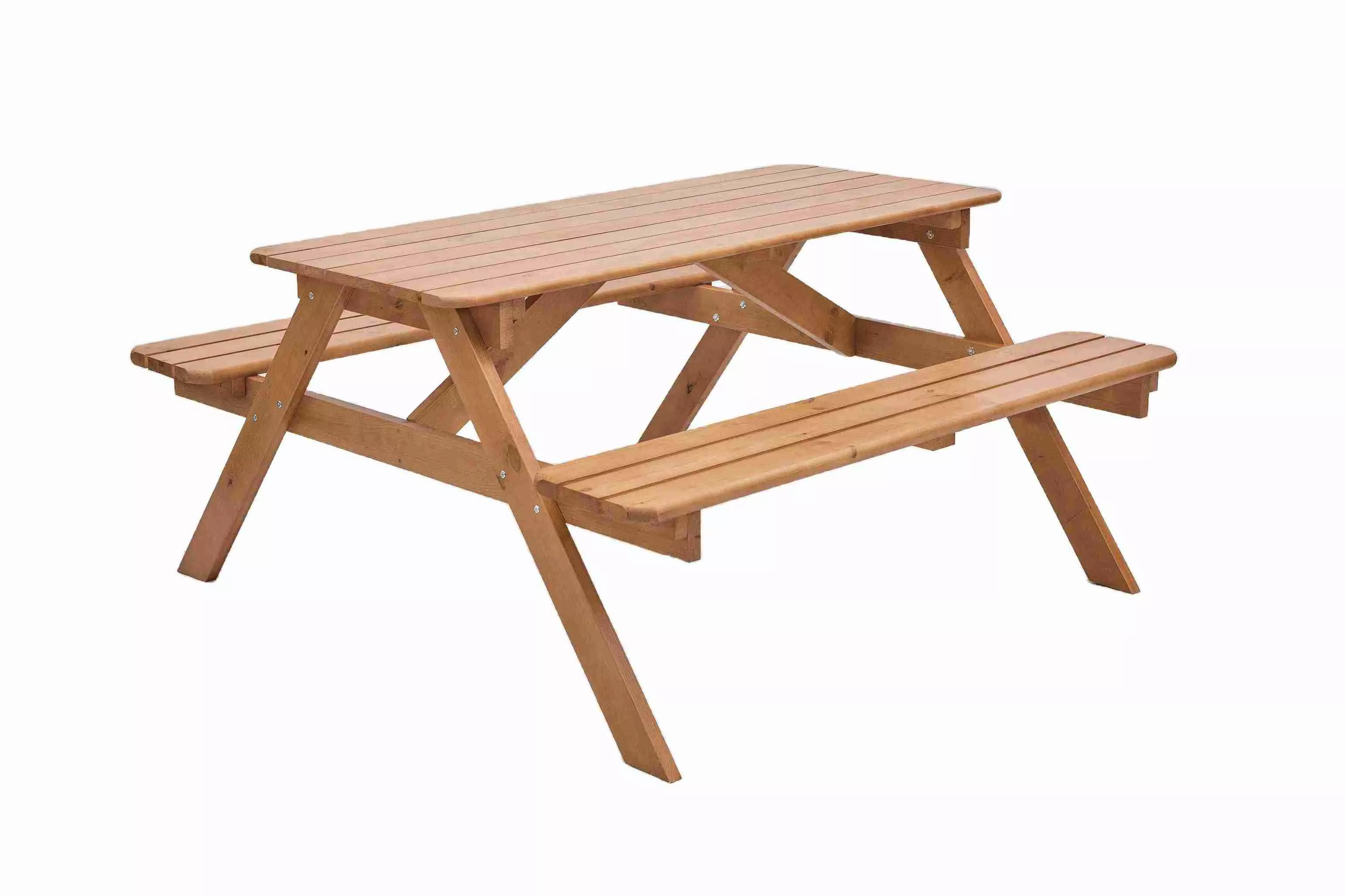 Гарнитур Пикник светлый орех 150x150x76 по цене 