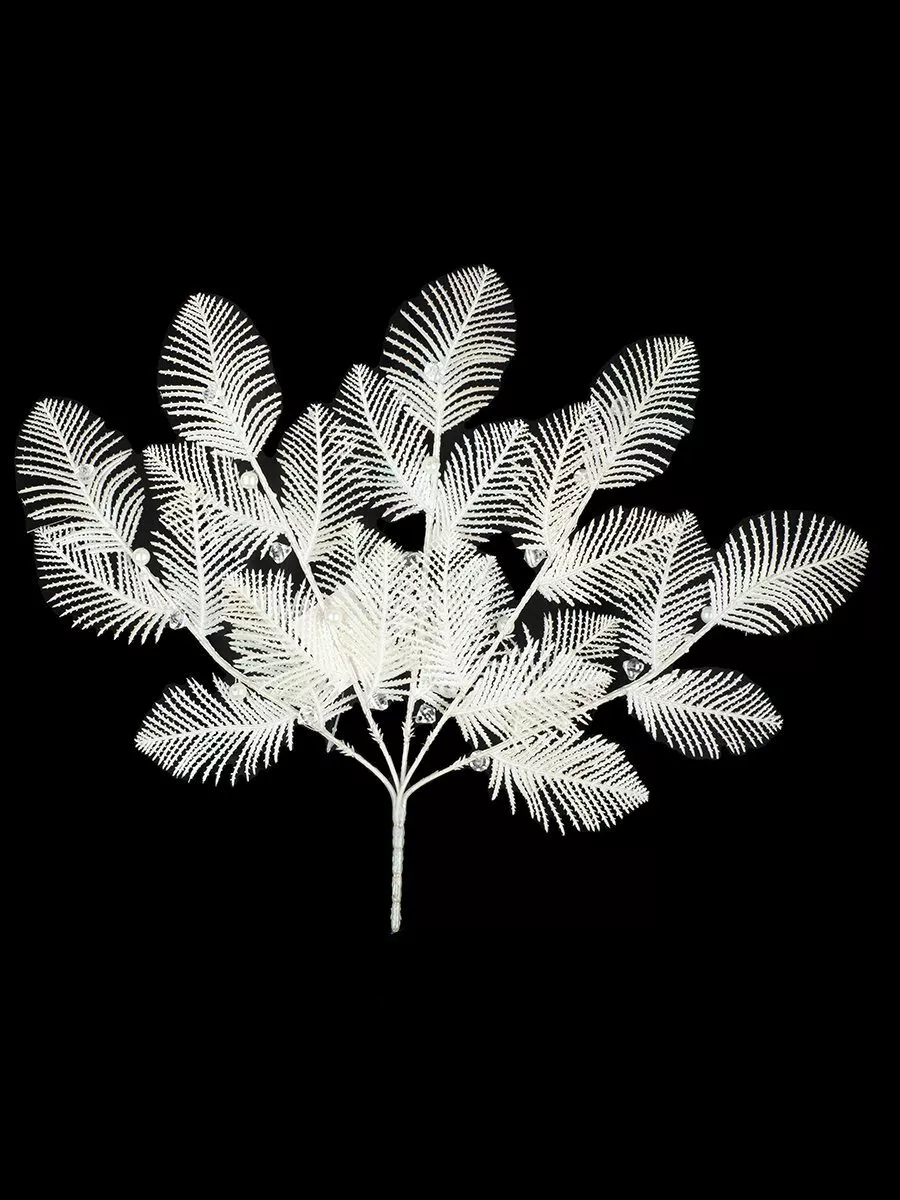 Украшение интерьерное Ветка серебро 30х38х1,5см арт.91213 по цене 