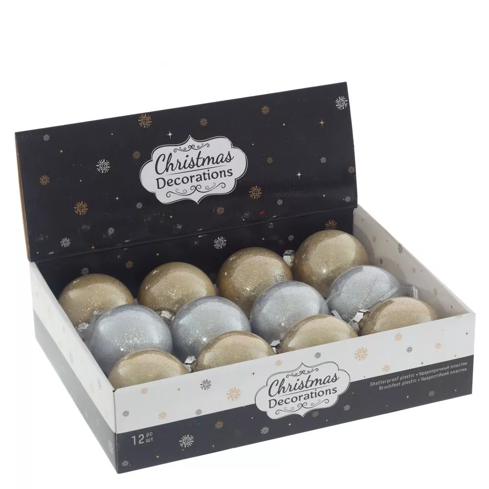 Украшение новогоднее Шар 1шт 8 см арт.755134 по цене 