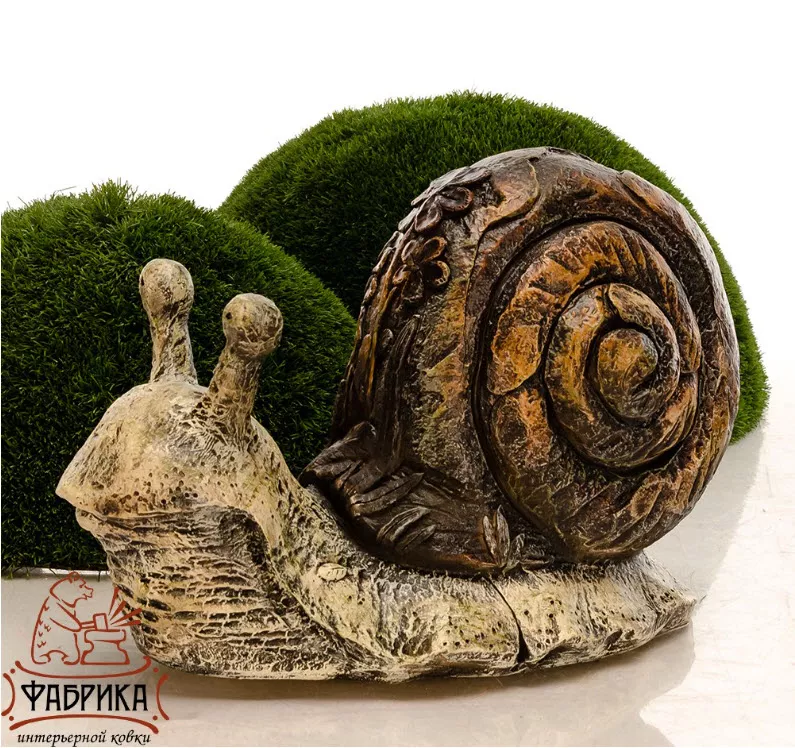 Фигура садовая Улитка 70х35х47см, полистоун арт.F08855 по цене 