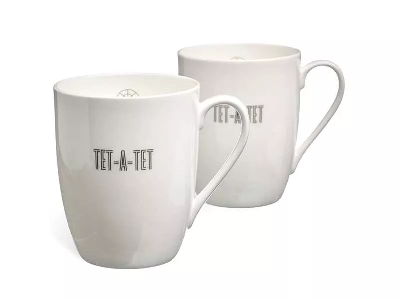 Набор кружек Лефард Тет-а-тет 2шт 440мл, фарфор арт.416-104 по цене 