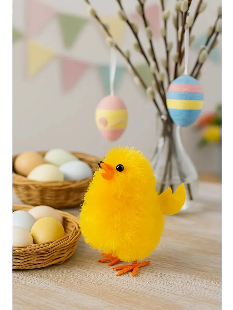 Фигурка декоративная Цыпленок 18x16x7см арт.816270-1 по цене 