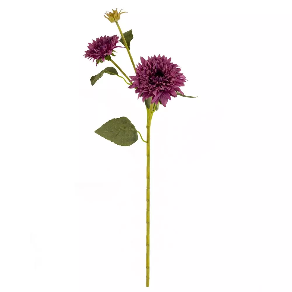 Цветок искусственный Георгин сиреневый 72см арт.к000027618 по цене 