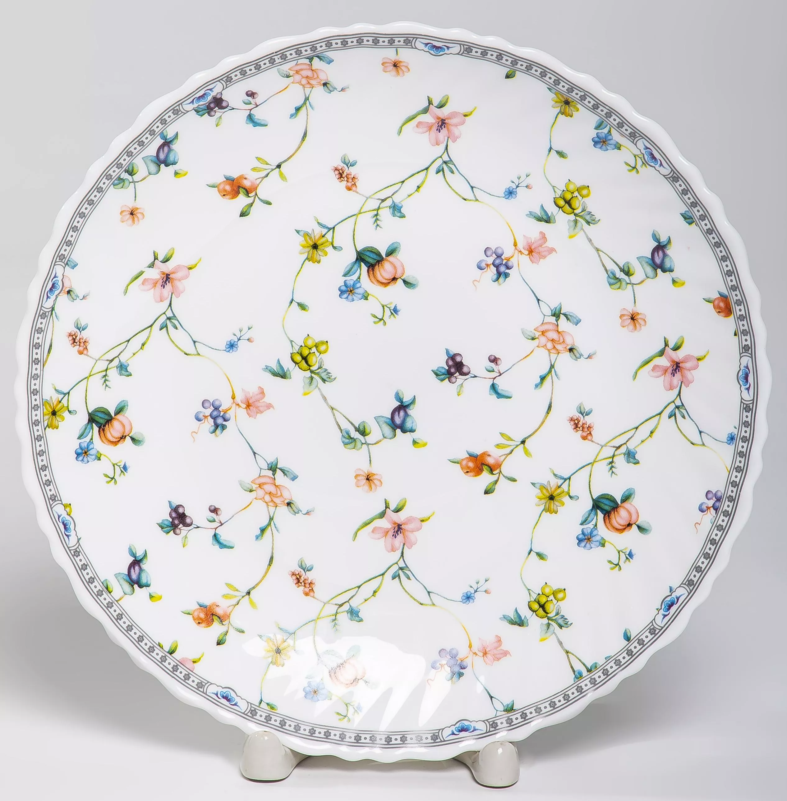 Тарелка мелкая Зирана 19см стеклокерамика арт.210-21010 по цене 