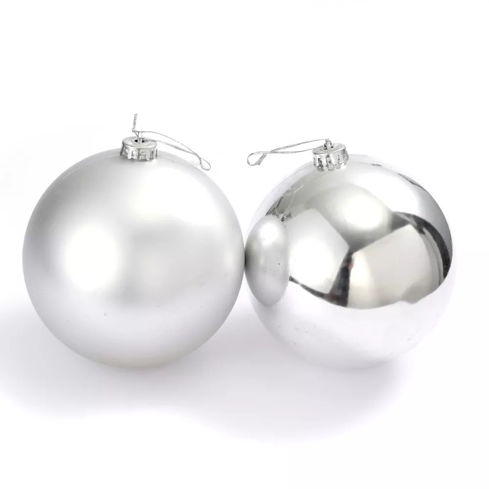 Украшение подвесное Шар серебряный 15см арт.к000006501 по цене 