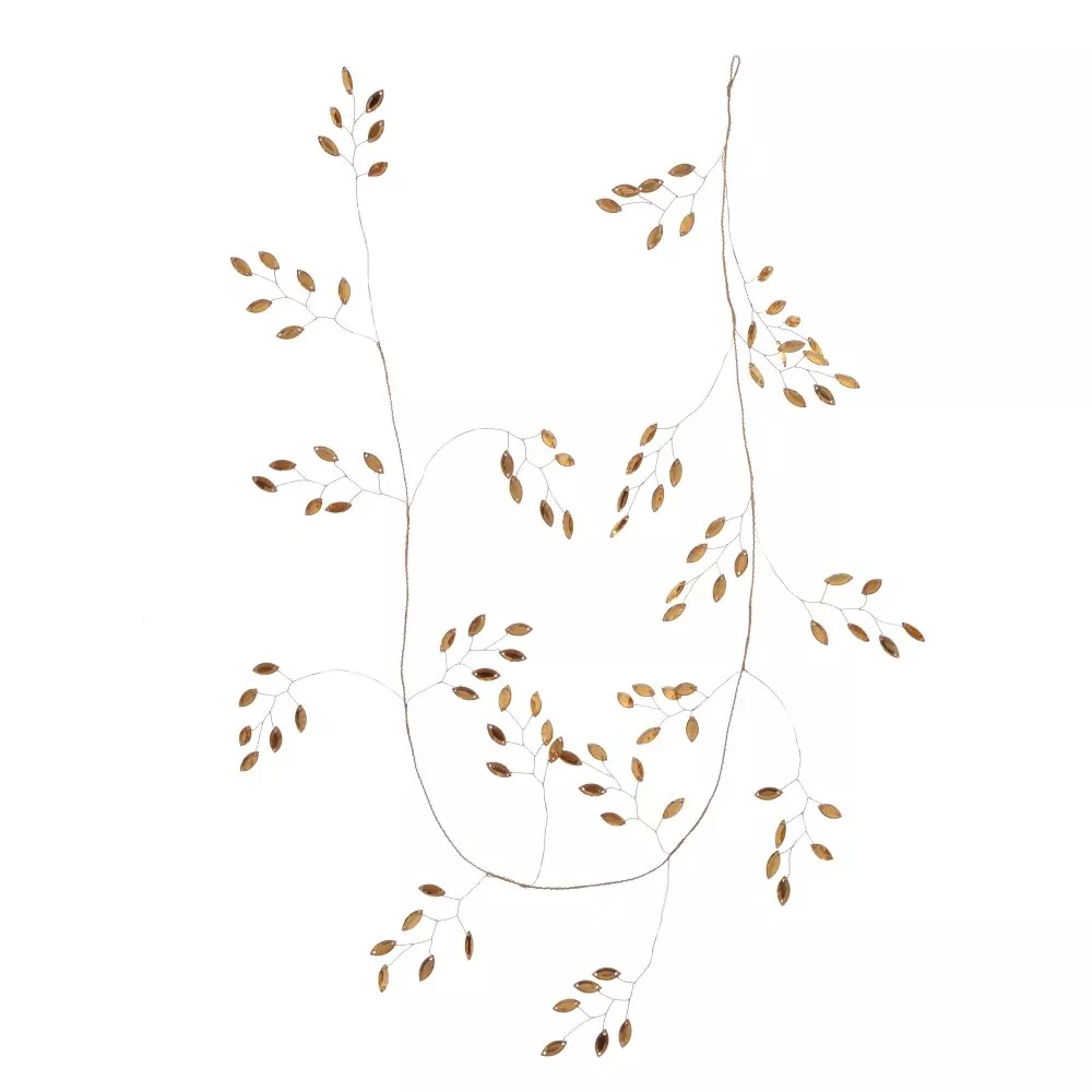 Изделие декоративное Гирлянда Новогодний Вернисаж, золото 120х1х3см по цене 