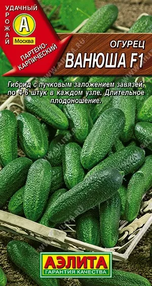 Семена Огурец Ванюша F1 10шт, Аэлита 