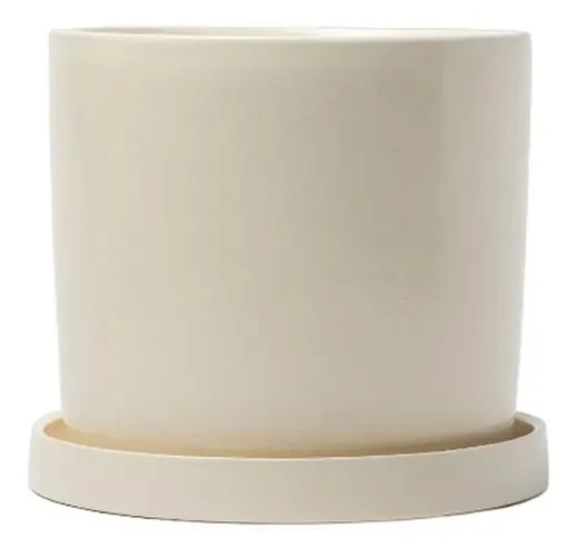 Горшок Лидер 19х21см 5л белый глянец, керамика арт.10005571 по цене 