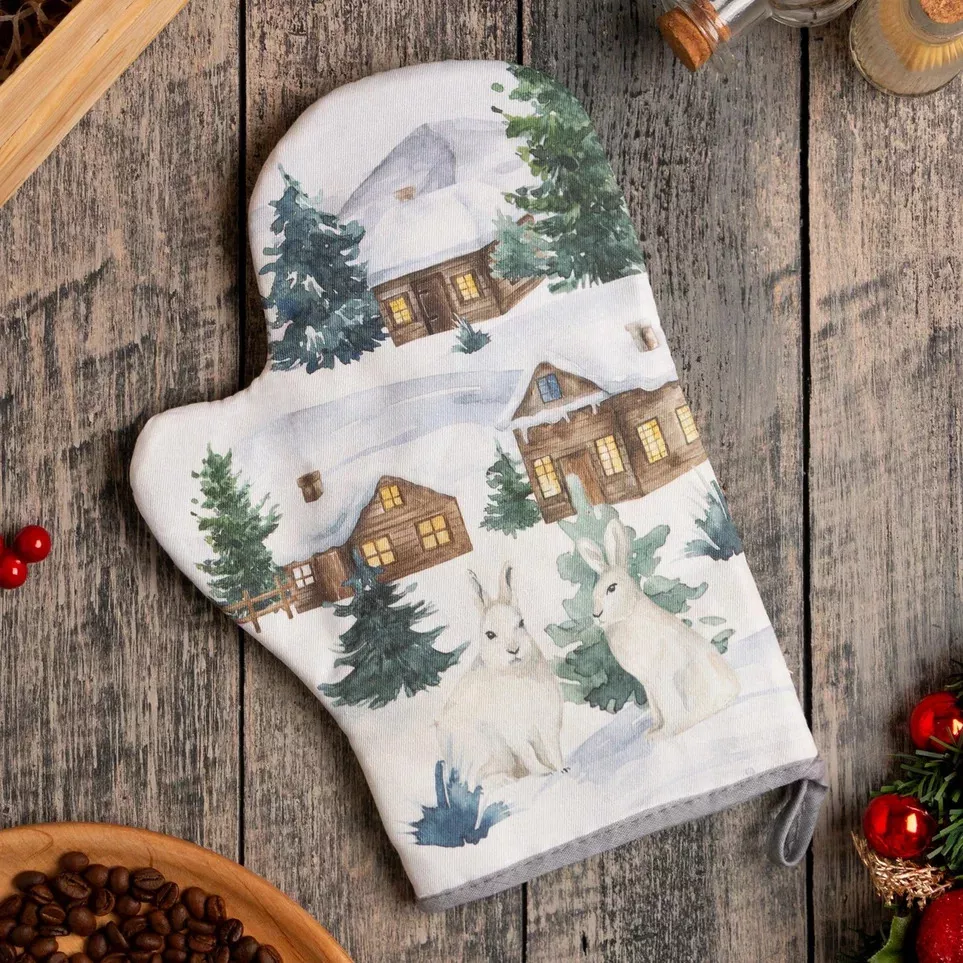 Прихватка-рукавица Этель Лесная сказка 20х27см, хлопок арт.6861932 по цене 