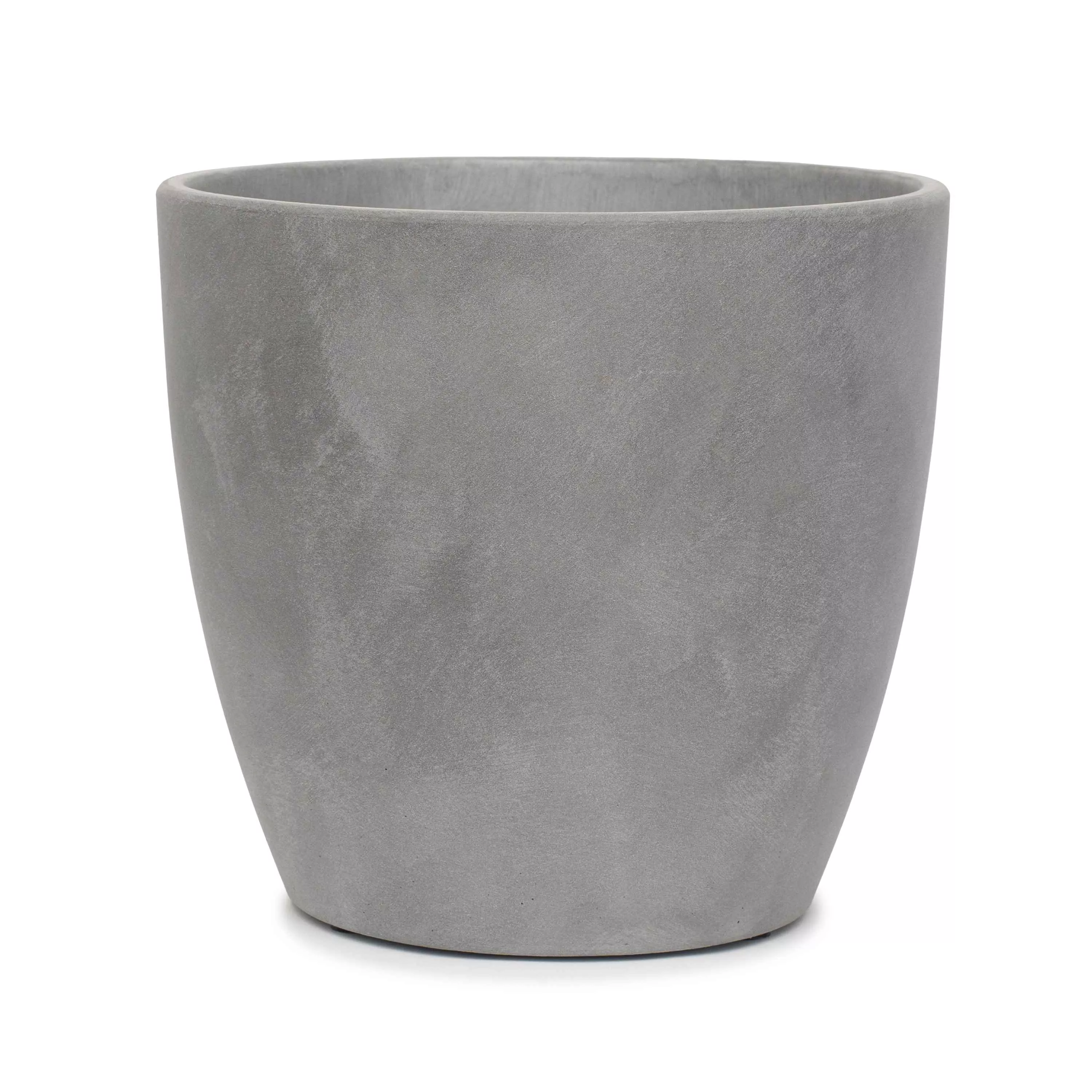 Кашпо Замша серый бутон 44см, бетон по цене 