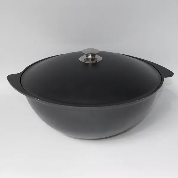 Казан для плова с крышкой 9л по цене 