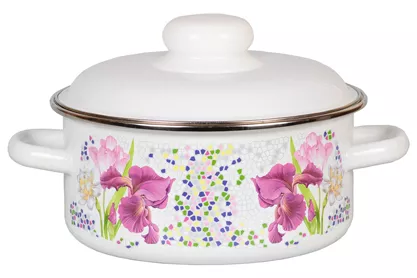 Кастрюля эмалированная цилиндр Мозаика 3л арт.1RB201М по цене 