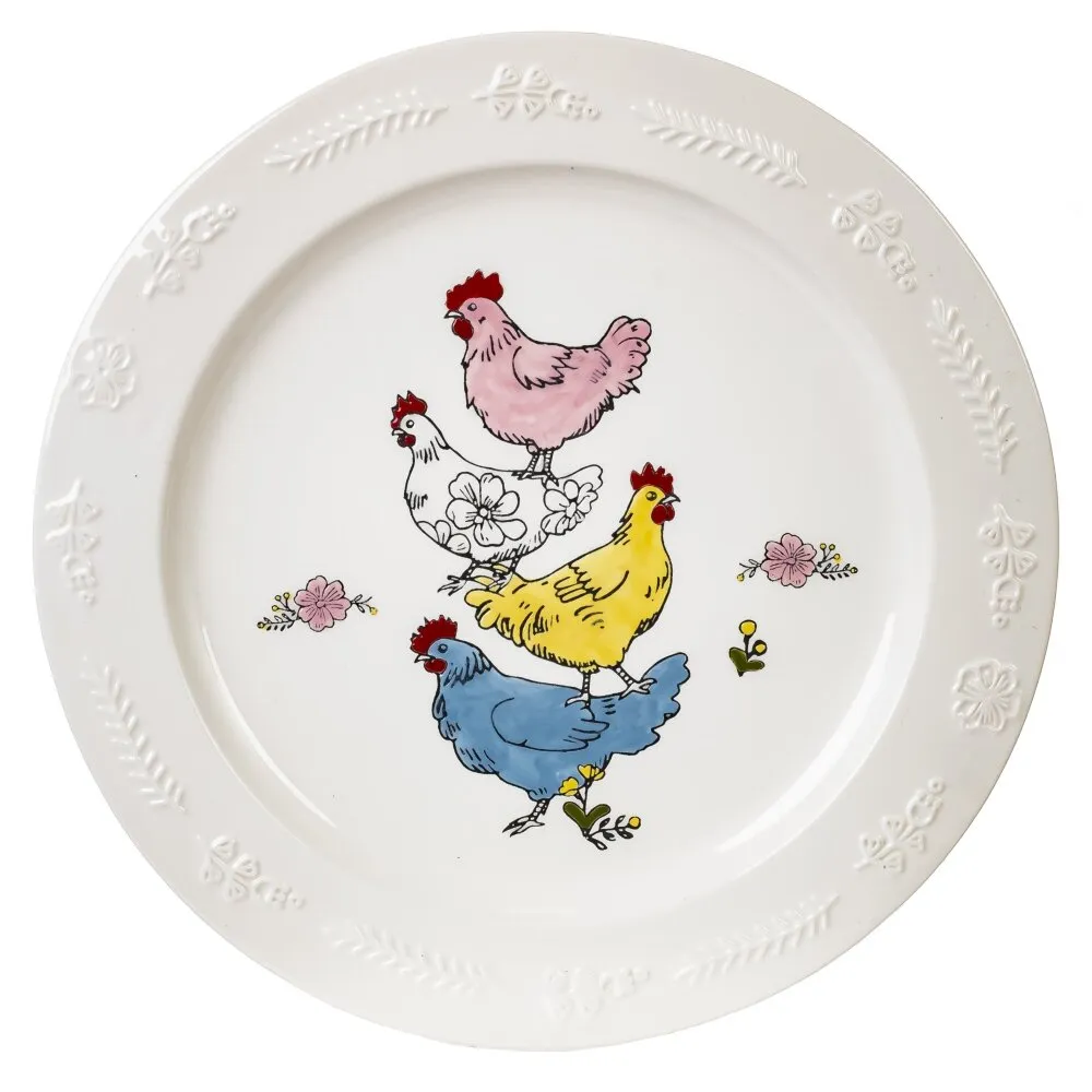 Тарелка обеденная 26х26х1,5см, керамика арт.818238 по цене 