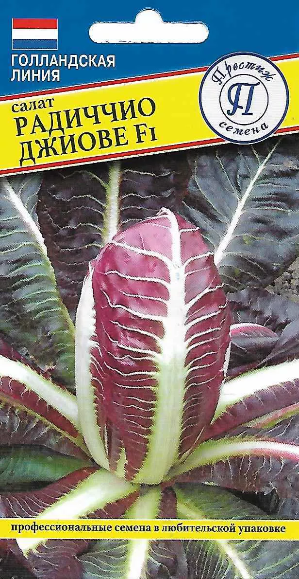 Семена салат Радиччио Джиове цикорный F1 5драже Престиж 