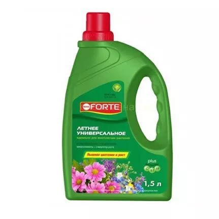 Удобрение жидкое БОНА ФОРТЕ ЛЕТНЕЕ универсальное минеральное 1,5л по цене 