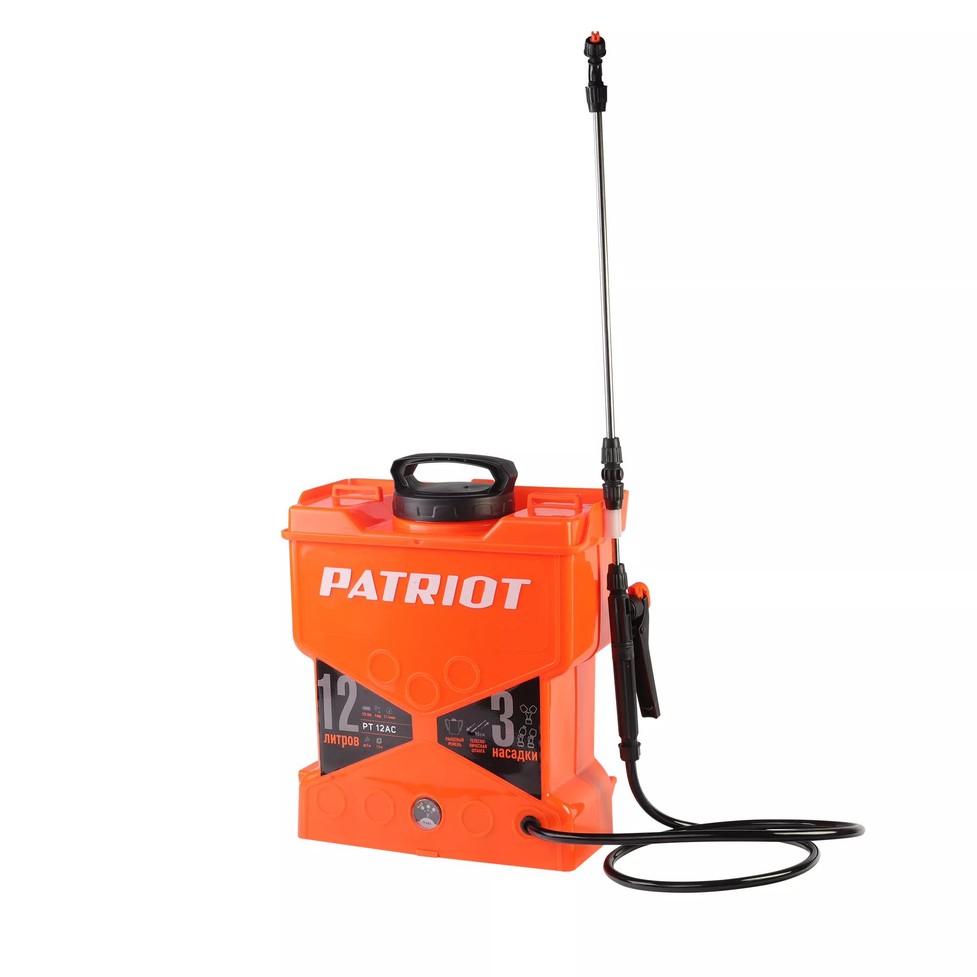 Опрыскиватель ранцевый аккумуляторный 12л Patriot PT-12AC 755302530 по цене 