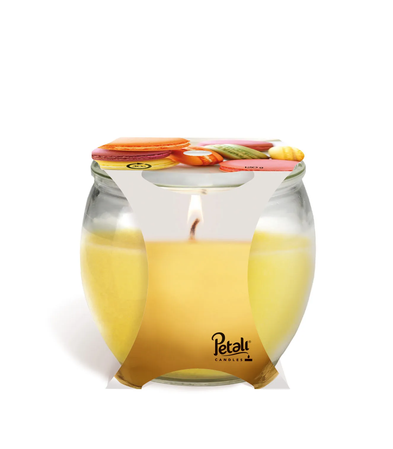 Свеча ароматизированная в стакане Ванильные макарони арт.ALB010611 по цене 