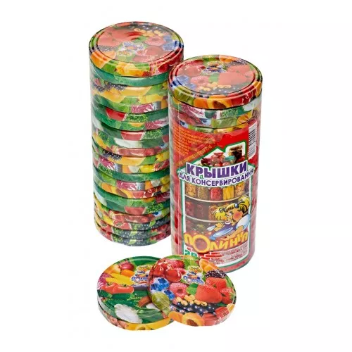 Крышка Твист-офф Мел Овощи Фрукты Ø-100мм по цене 