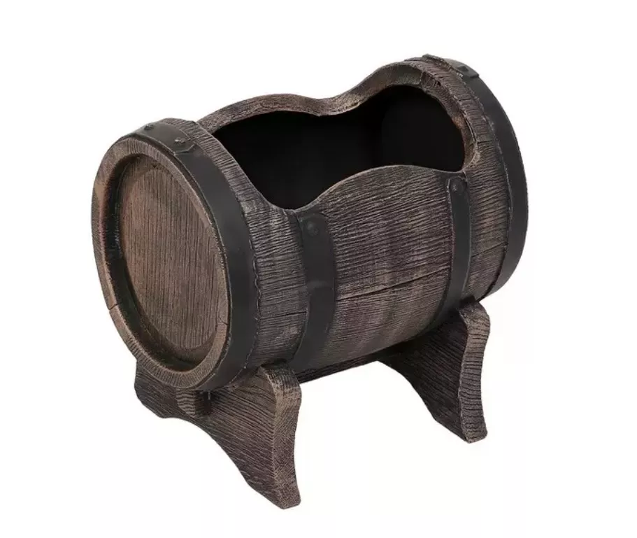 Кашпо Бочонок Плантер Баррель Свинг пластик 32х24х30,5см арт.6699 по цене 