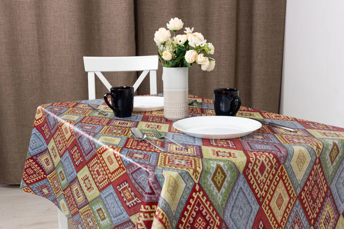 Клеенка Алегра 140см Этник арт.10629 по цене 