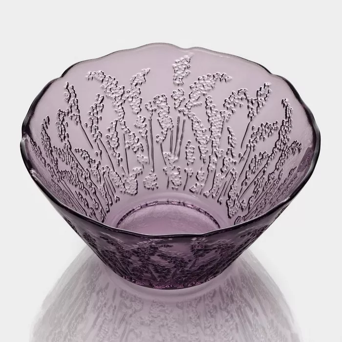 Салатник Магистро Французская лаванда 470мл, стекло арт.9080436 по цене 