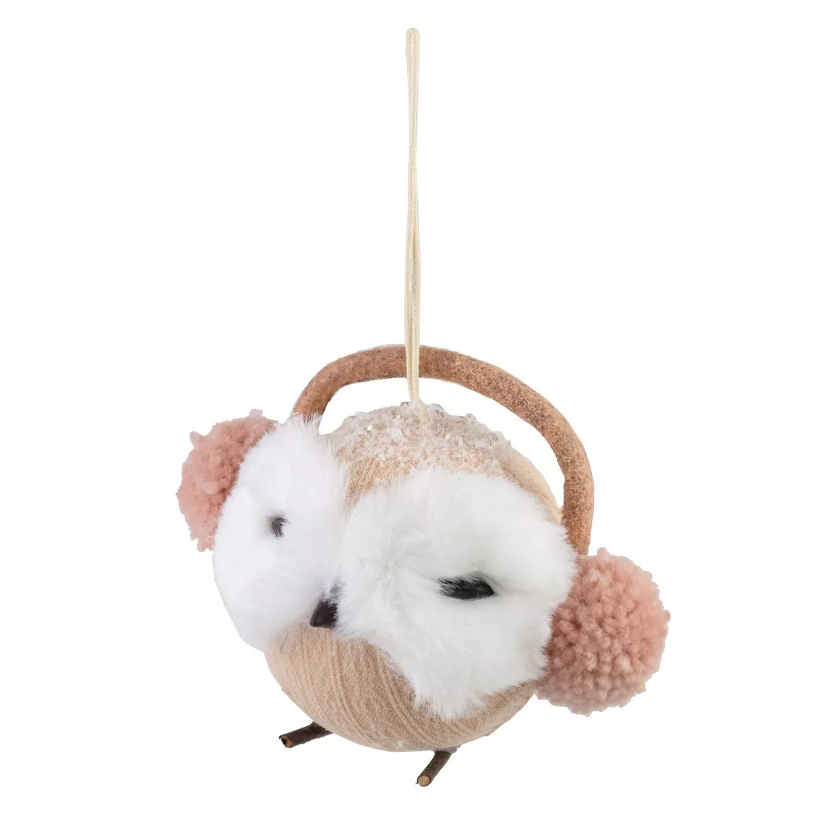 Украшение подвесное Сова в наушниках кремовый арт.к000026917 по цене 