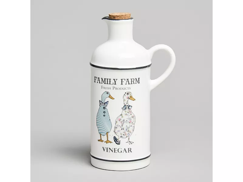 Бутылка для уксуса Лефард Семейная ферма 430мл 18см, фарфор арт.263-1275 по цене 