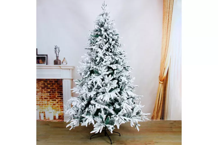 Ель искусственная Уральская заснеженная 210см 1090 веток металл, ПВХ арт.185435 по цене 