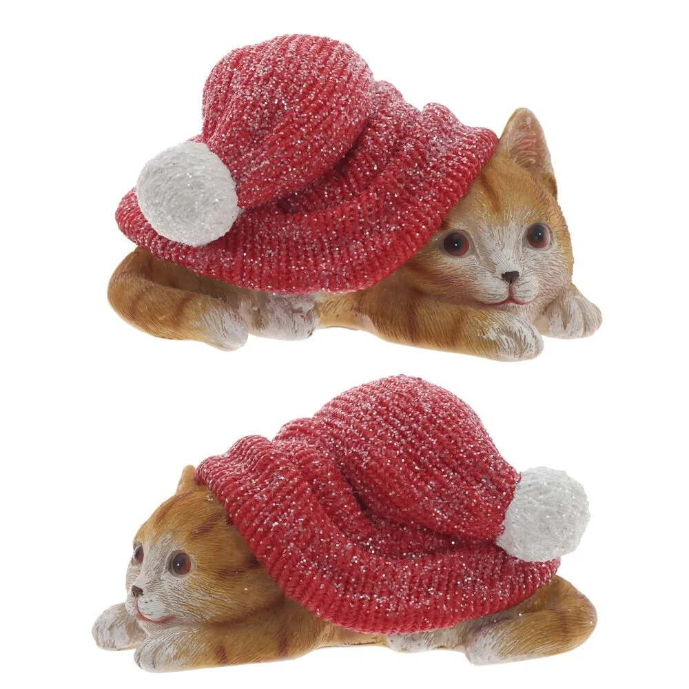 Фигурка декор Котенок 13,5х8х7,5см 2в. арт.825149 по цене 