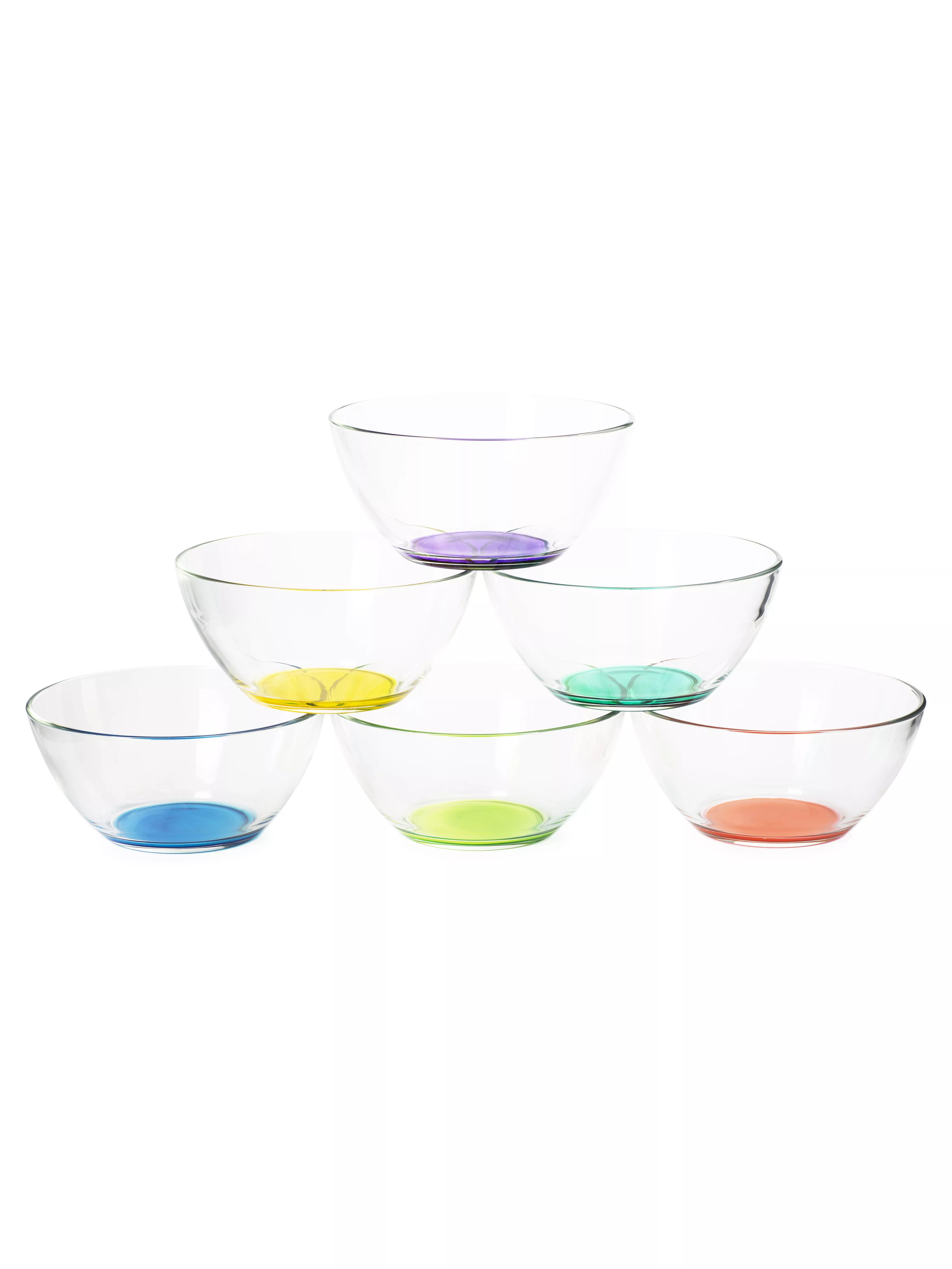 Салатник ГЛАДКИЙ лак микс 16см, стекло арт.09C1425LM-2 по цене 