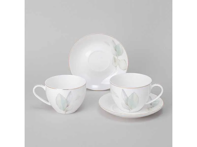 Набор чайный Лефард Вдохновение Нежность на 2пер 4пр 260мл, фарфор арт.422-141 по цене 