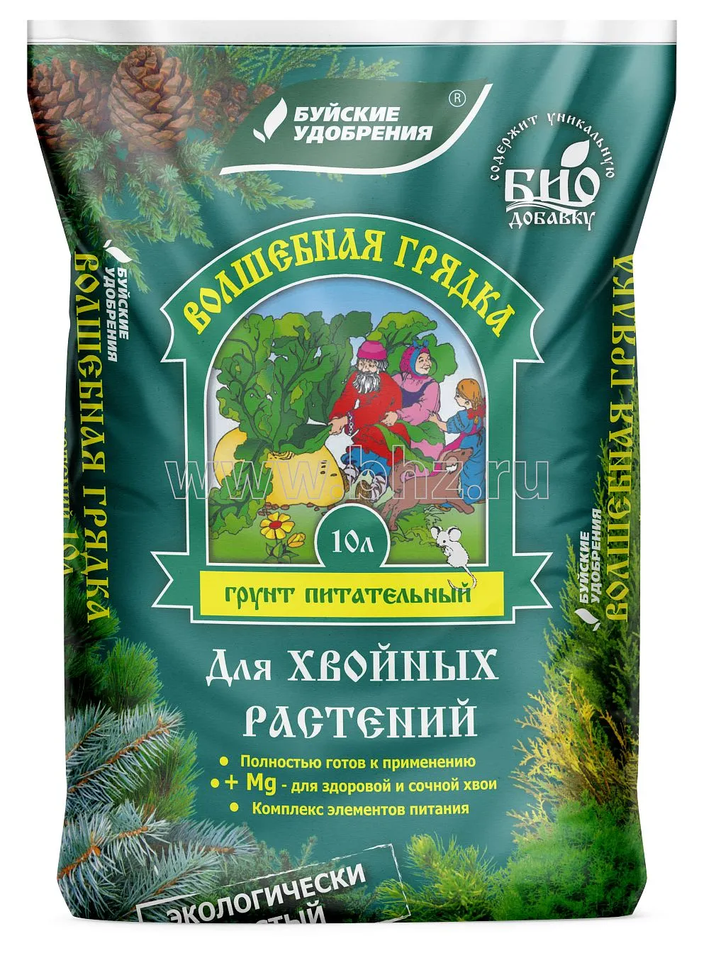 Грунт  Волшебная  грядка для хвойных 10л по цене 