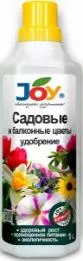 Удобрение органоминеральное жидкое Джой Садовые и балконные цветы 1л по цене 