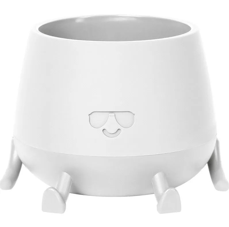 Кашпо Мистер Крутой 0,6л белый, пластик арт.КШ-1850 по цене 