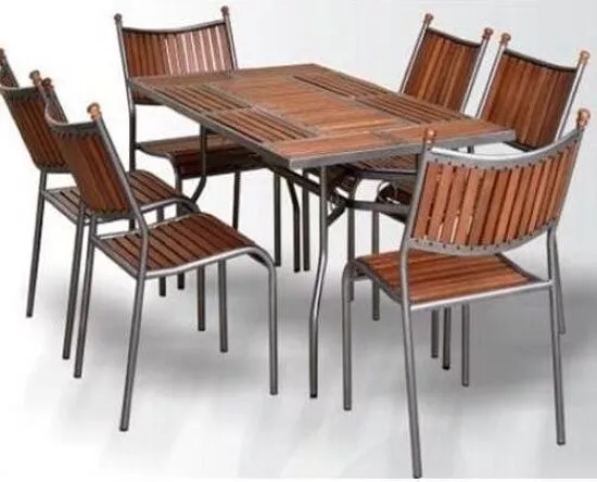 Набор мебели Бетта, бук, стол обеденный 150х80х73см стул 4 шт 60х53х95см по цене 