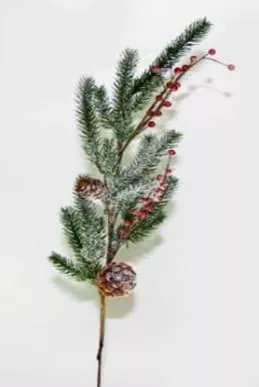 Украшение подвесное Сосновая ветка, Н75см по цене 