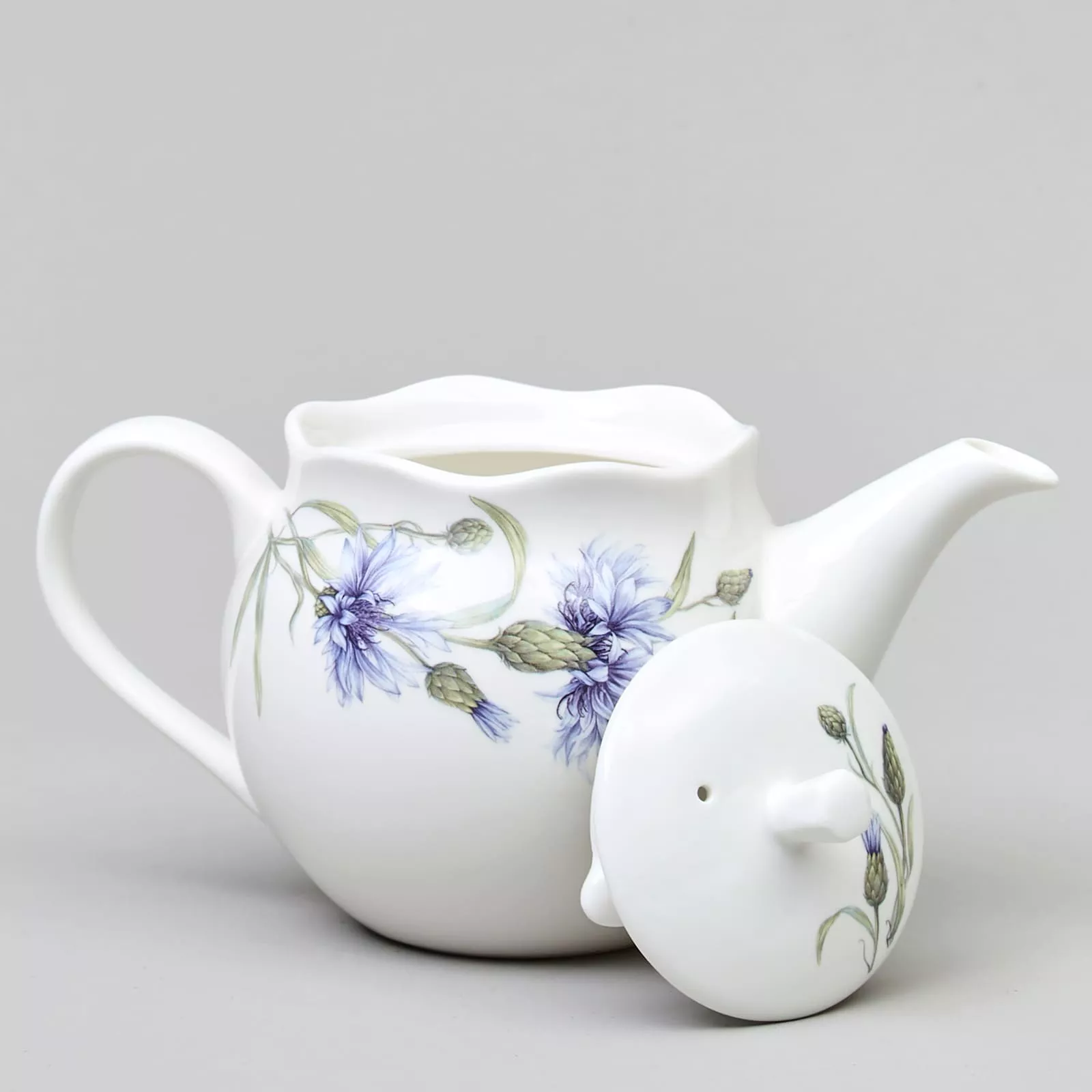 Чайник Лефард Васильки 500мл, фарфор арт.760-832 по цене 