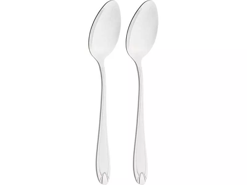 Набор ложек столовых Агнесс 20,5см 2шт серебро арт.942-112 по цене 