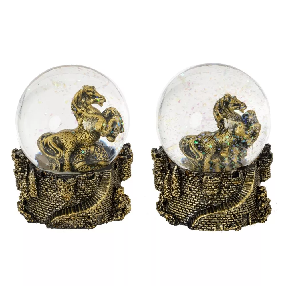 Фигурка в стекл шаре Лошадь 6,5х6,5х9см, 2в арт.823315 по цене 