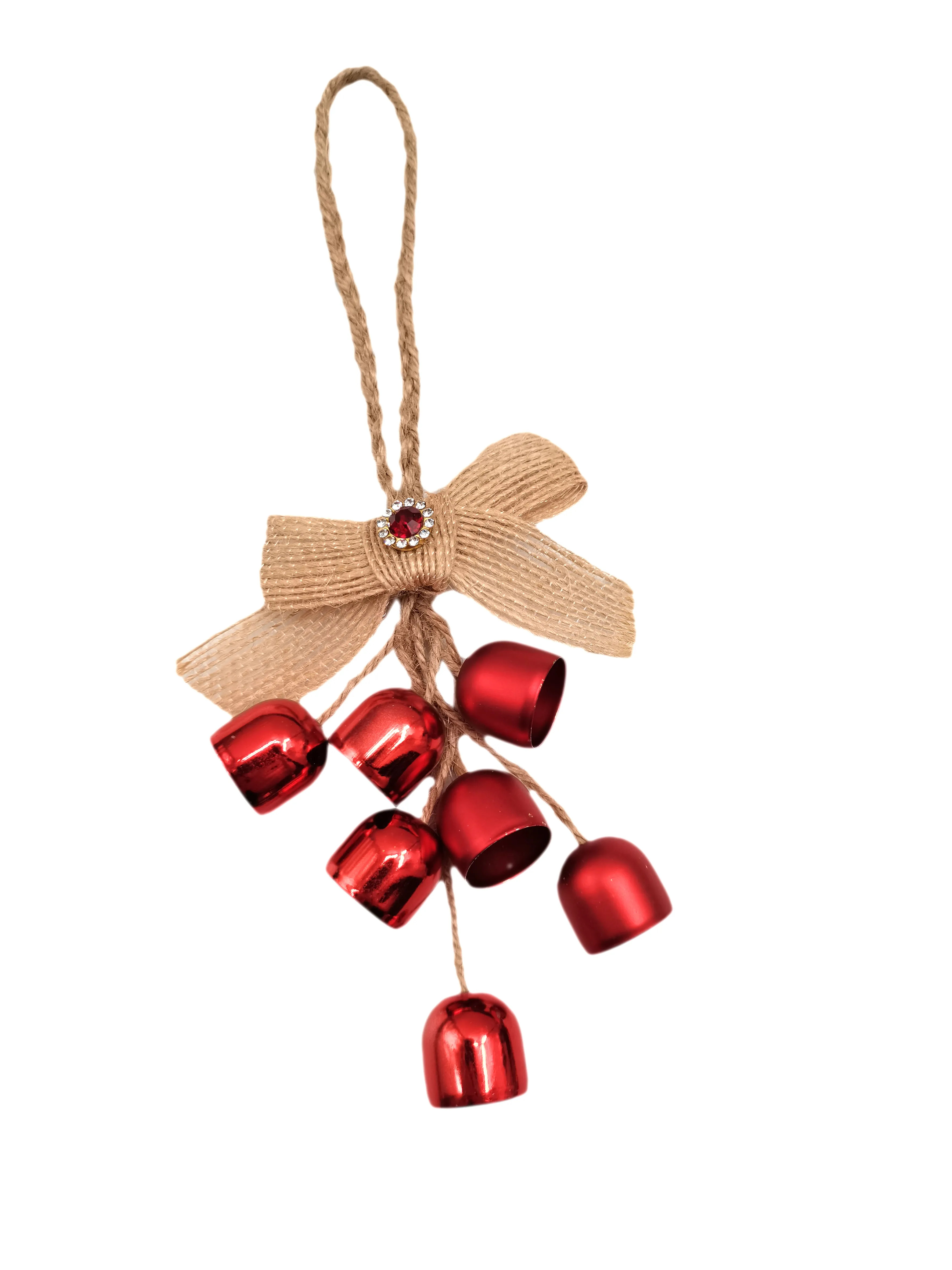 Украшение новогоднее Бубенчики 13x6,5x4,5см арт. 91032 по цене 