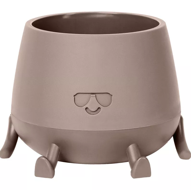 Кашпо Мистер Крутой 0,6л пралине, пластик арт.КШ-1853 по цене 