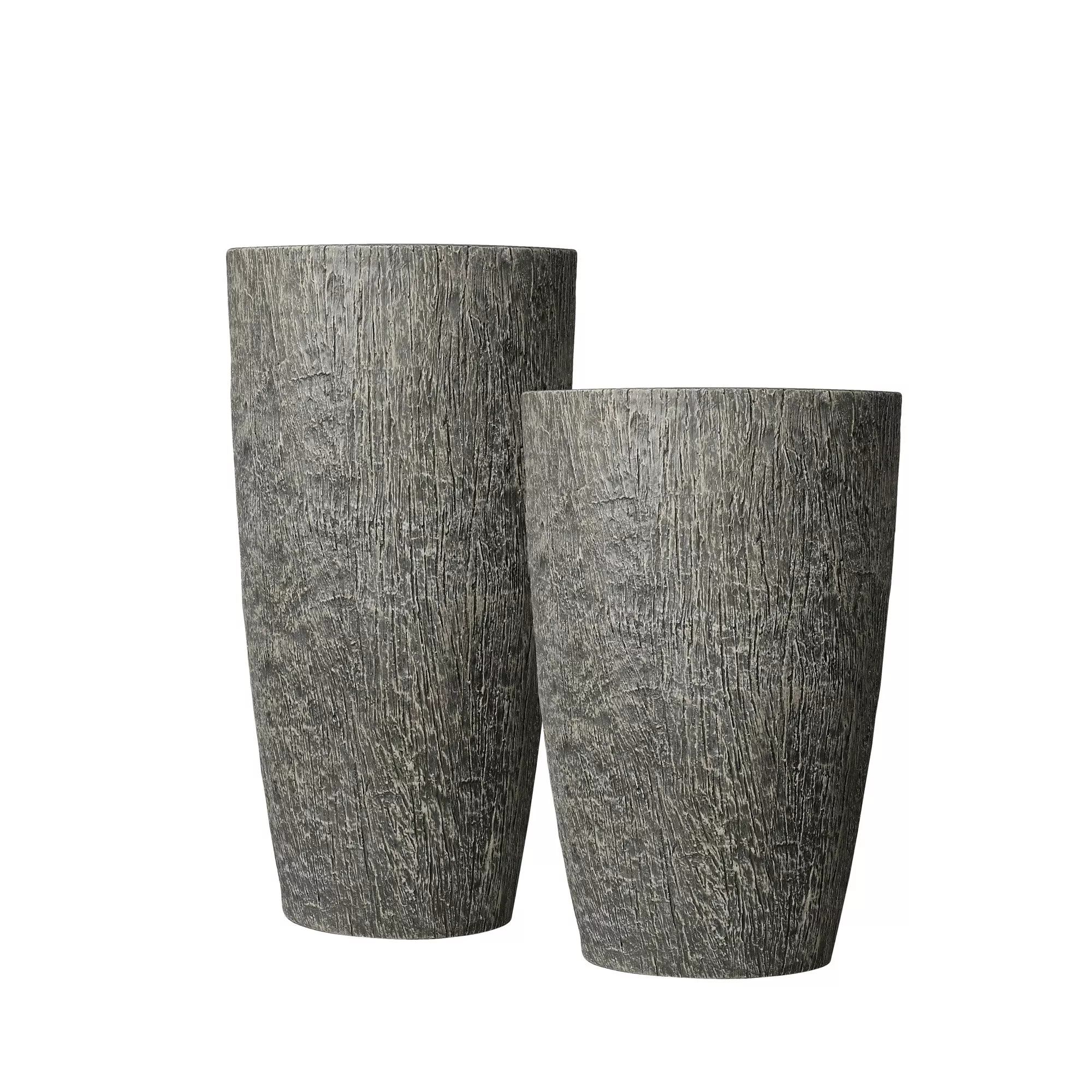 Вазон с тех горшком Дуб коричневый бут ВВ №7 29,5л, бетон по цене 