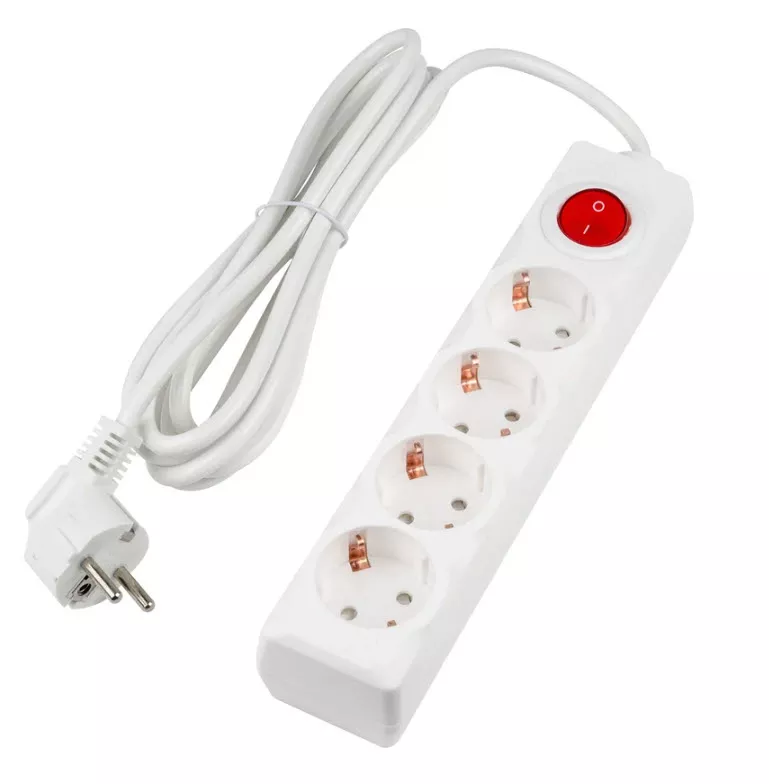 Удлинитель Юниель S-GCU4-3B вайт UL-00010022 3м 4 розетки по цене 