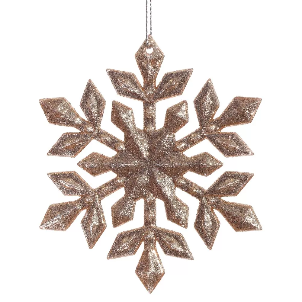 Изделие декоративное подвесное Снежинка 10х0,3х11,5см арт.807649 по цене 